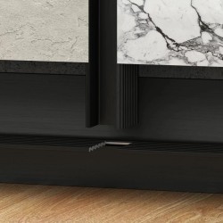 Профиль алюминиевый теневой Laconistiq Dual Черный 22-11-300 3000×8,6×12