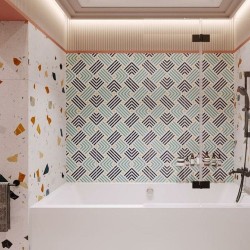 Стеновая панель под покраску Orac Decor Modern Zigzag W108 2000×250×18