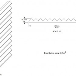 Стеновая панель под покраску Orac Decor Modern Zigzag W108 2000×250×18