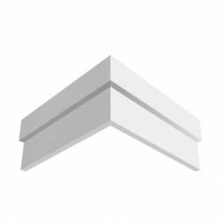 Молдинг под покраску Ultrawood N 009 2440×75×15