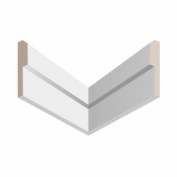 Молдинг под покраску Ultrawood N 009 2440×75×15
