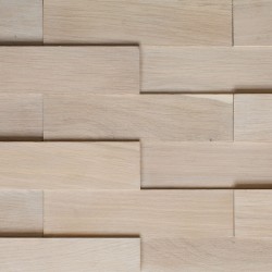 Деревянные стеновые 3D-панели Difard Blanc 3421-1103 420×58×8