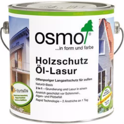 Защитное масло-лазурь для древесины Osmo Holz-Schutz Ol Lasur 729 Тёмно-зелёное
