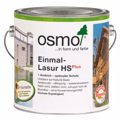 Однослойная лазурь Osmo Einmal-Lasur HS Plus 9211 Белая ель