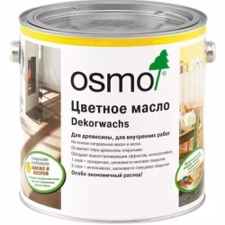 Цветное масло Osmo Dekorwachs Creativ цвет 3172 Шелк 0,22 л