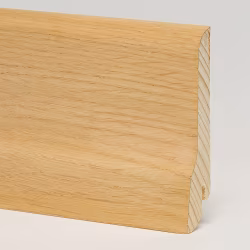 Плинтус деревянный Pedross Дуб без покрытия 2500×80×20