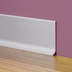 Плинтус алюминиевый Profilpas 90/6SF серебро 78100 2000×60×10