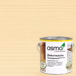 Масло с твердым воском для дерева Osmo Dekorwachs Transparent 3101 Бесцветное шелковисто-матовое 0,125 л