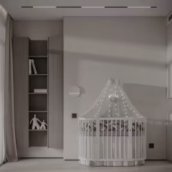 Плинтус алюминиевый теневой Laconistiq Regular Черный 31-11-300 3000×45×15