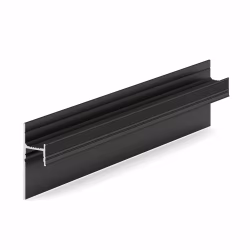 Плинтус алюминиевый теневой с подсветкой Laconistiq Light Черный 33-11-300 3000×41,3×15
