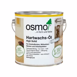 Масло с твердым воском для пола Osmo Hartwachs-Ol Effekt Natural цвет 3044 Необработанная древесина шелковисто-матовый 0,18 л