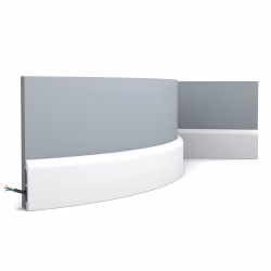 Плинтус под покраску гибкий Orac Decor Select SX183F 2000×75×13