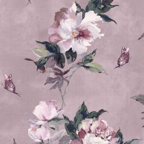 Обои 1838 Wallcoverings Camellia Madama Butterfly Blush 1703-108-02 Обои 1838 Wallcoverings Camellia Madama Butterfly Blush 1703-108-02