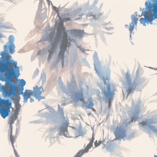 Обои 1838 Wallcoverings Capri Mimosa Azure 1905-124-02 Обои 1838 Wallcoverings Capri Mimosa Azure 1905-124-02