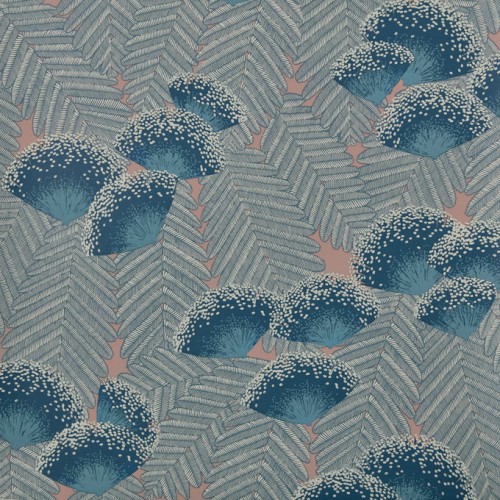 Обои 1838 Wallcoverings Elodie Clarice Soft Blue 1907-138-01
