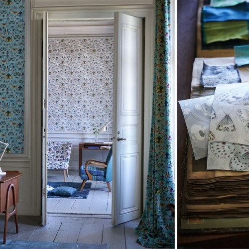 Обои Designers Guild Jardin Des Plantes Issoria Zinc PDG713/02 Обои Designers Guild Jardin Des Plantes Issoria Zinc PDG713/02