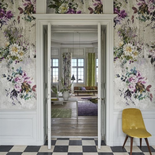 Панно Designers Guild Jardin Des Plantes Aubriet Amethyst PDG717/02 Панно Designers Guild Jardin Des Plantes Aubriet Amethyst PDG717/02