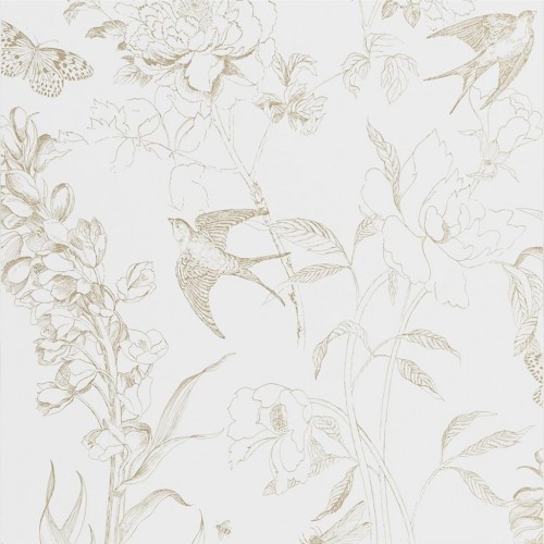 Обои Designers Guild Jardin Des Plantes Sibylla Garden Gold PDG721/02 Обои Designers Guild Jardin Des Plantes Sibylla Garden Gold PDG721/02
