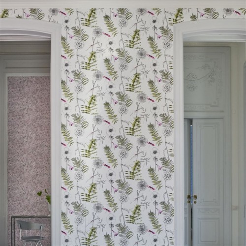 Обои Designers Guild Majolica Acanthus Moss PDG1022/04 Обои Designers Guild Majolica Acanthus Moss PDG1022/04