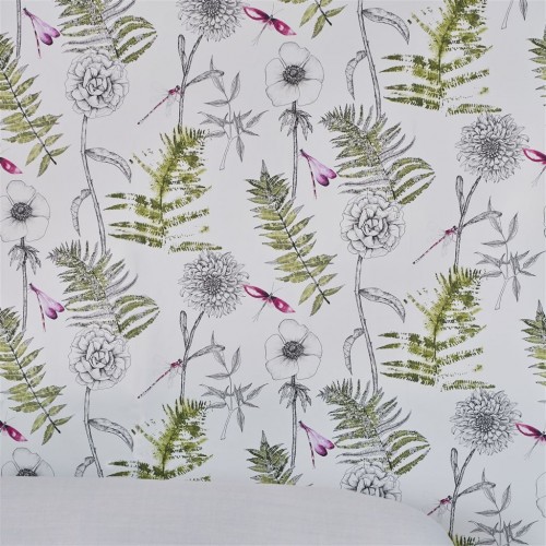 Обои Designers Guild Majolica Acanthus Moss PDG1022/04 Обои Designers Guild Majolica Acanthus Moss PDG1022/04