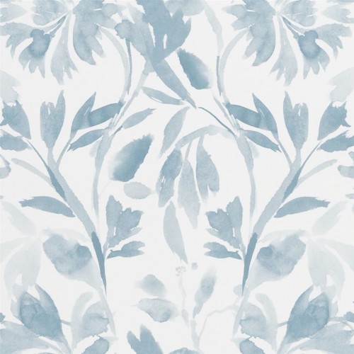 Обои Designers Guild Majolica Patanzzi Slate blue PDG1023/04 Обои Designers Guild Majolica Patanzzi Slate blue PDG1023/04