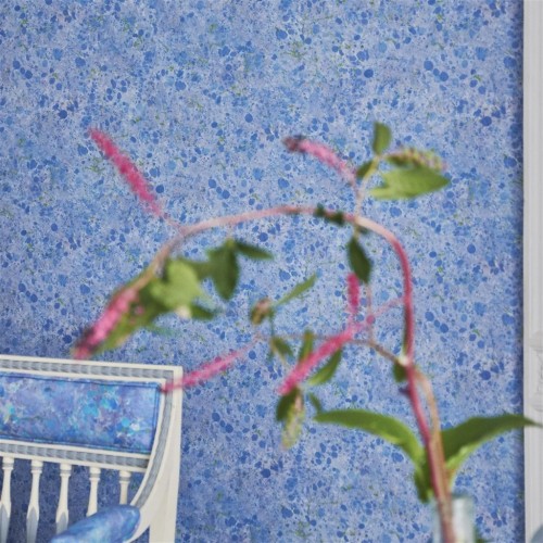 Обои Designers Guild Majolica Lustro Cerulean PDG1025/01 Обои Designers Guild Majolica Lustro Cerulean PDG1025/01