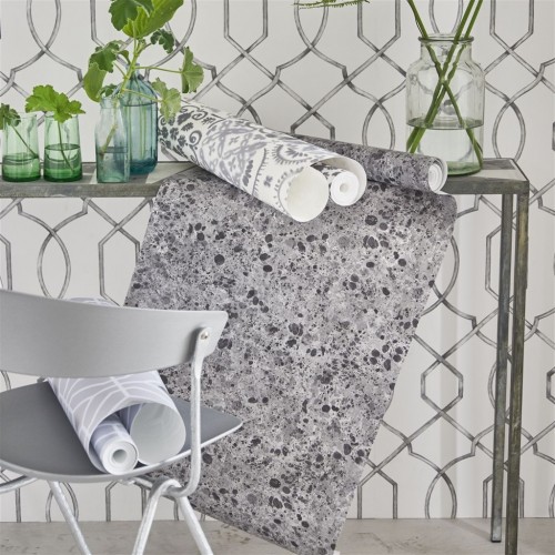 Обои Designers Guild Majolica Lustro Zinc PDG1025/06 Обои Designers Guild Majolica Lustro Zinc PDG1025/06