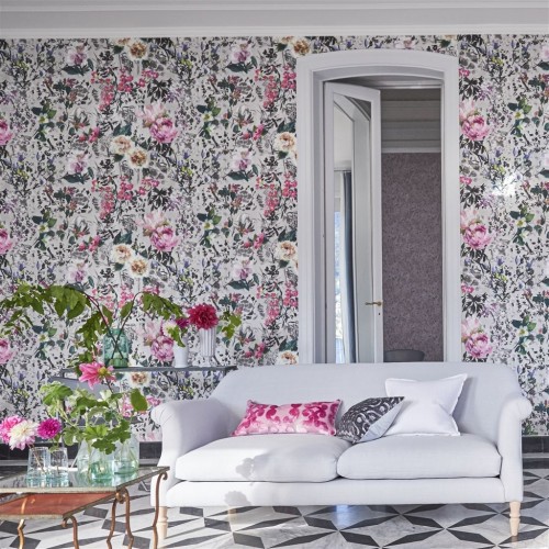 Панно Designers Guild Majolica Majolica Slate PDG1028/02 Панно Designers Guild Majolica Majolica Slate PDG1028/02