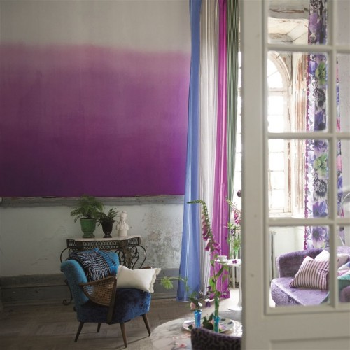 Панно Designers Guild Marquisette Saraille-Fuchsia P600/06 Панно Designers Guild Marquisette Saraille-Fuchsia P600/06