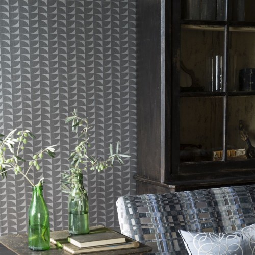 Обои Designers Guild Marquisette Laroche-Noir PDG691/06 Обои Designers Guild Marquisette Laroche-Noir PDG691/06
