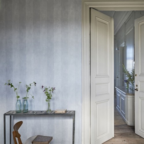 Обои Designers Guild Parchment Stripe Sevres Porcelain PDG720/15 Обои Designers Guild Parchment Stripe Sevres Porcelain PDG720/15