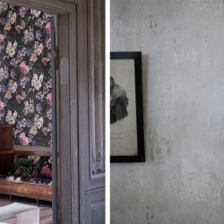 Обои Designers Guild Tulipa Stellata Delft Flower Charcoal PDG1033/01