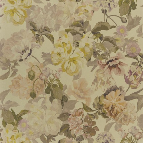 Обои Designers Guild Tulipa Stellata Delft Flower Gold PDG1033/02 Обои Designers Guild Tulipa Stellata Delft Flower Gold PDG1033/02
