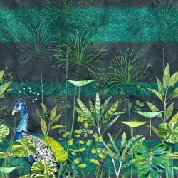 Панно Designers Guild Zardozi Arjuna Leaf with Peacock PDG1069/01 3×1,4