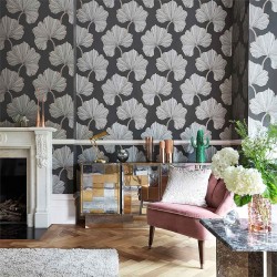 Обои Harlequin Lucero Azurea Ebony/Rose Gold 111713