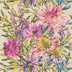 Обои Harlequin Standing Ovation Floreale Tangerine/Fuchsia 111497