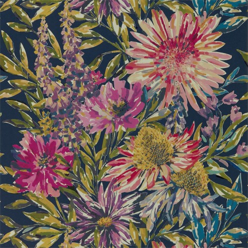 Обои Harlequin Standing Ovation Floreale Heather/Navy 111498 Обои Harlequin Standing Ovation Floreale Heather/Navy 111498