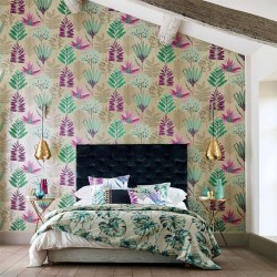 Обои Harlequin Zapara Yasuni Lagoon/Cerise 111760