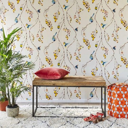 Обои Harlequin Zapara Iyanu Papaya/Kiwi 111770 Обои Harlequin Zapara Iyanu Papaya/Kiwi 111770