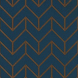 Обои Harlequin Momentum 5 Tessellation Marine/Copper 111986