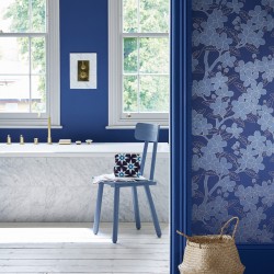 Обои Little Greene 20th Century Papers Camellia - Smalt 0288CASMALT