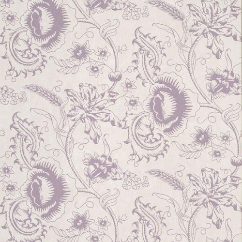 Обои Little Greene Archive Trails II Woodblock Mono 0291WOPLUMZ