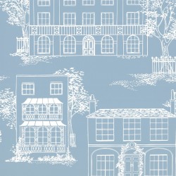 Обои Little Greene 20th Century Papers Hampstead - James Blue 0271HAJAMES