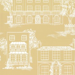 Обои Little Greene 20th Century Papers Hampstead − Yellow Apple 0271HAYELLO