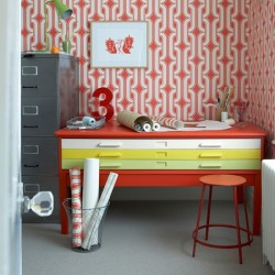 Обои Little Greene 20th Century Papers Lavaliers - Atomic 0280LAATOMI