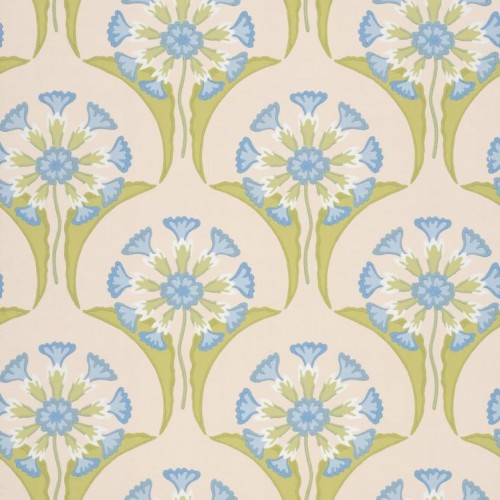 Обои Little Greene National Trust Papers Hencroft - Blue Primula 0245HEBLUEP