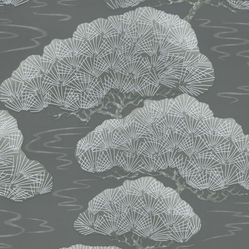 Обои Little Greene 20th Century Papers Pines - Silver Pine 0275PISILVE