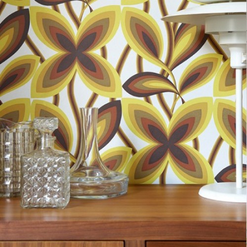 Обои Little Greene 20th Century Papers Starflower - Original 0280STORIGI