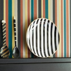 Обои Little Greene Painted Papers Tailor Stripe - Bakerloo 0286TABAKER