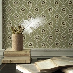 Обои Little Greene Revolution Papers Whitehall - Moutarde 0284WHMOUTA